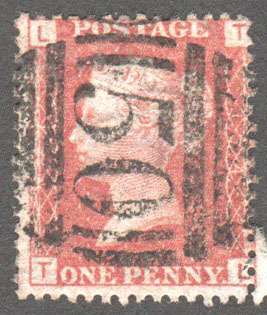 Great Britain Scott 33 Used Plate 174 - TL - Click Image to Close